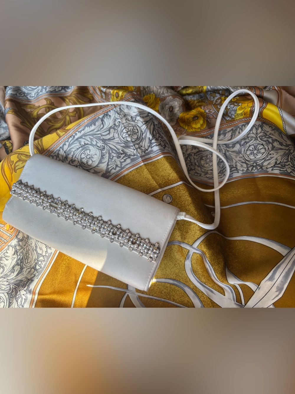 Nancy Jane Ivory wedding bag retail $330